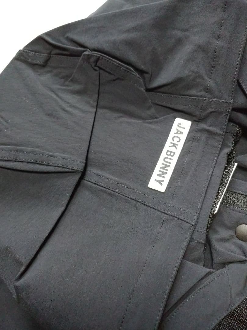 ジャックバニー ブルゾン アウター 6サイズLL ブラック 防風 ゴルフウェア