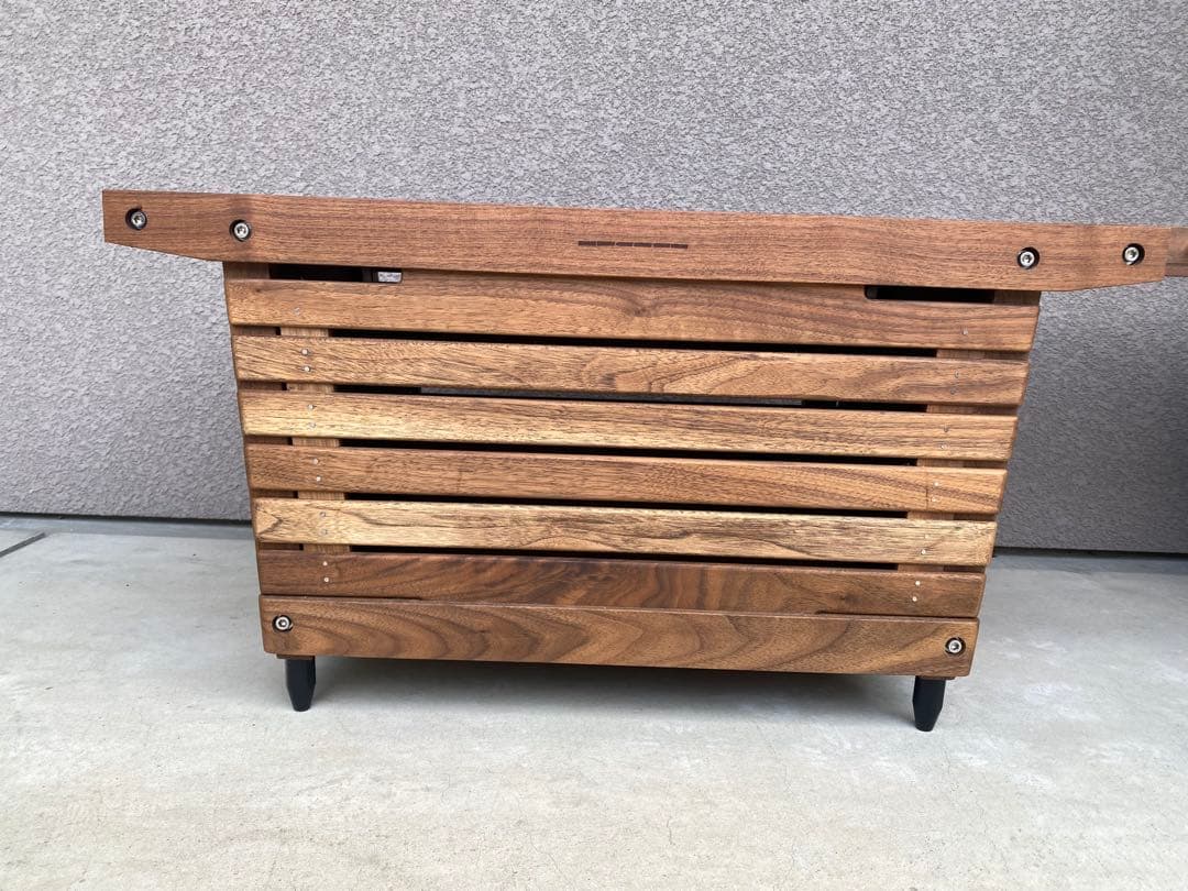 ikiki シェルコンMウォルナット ソリッドトップパネル　各2バーナーテーブル