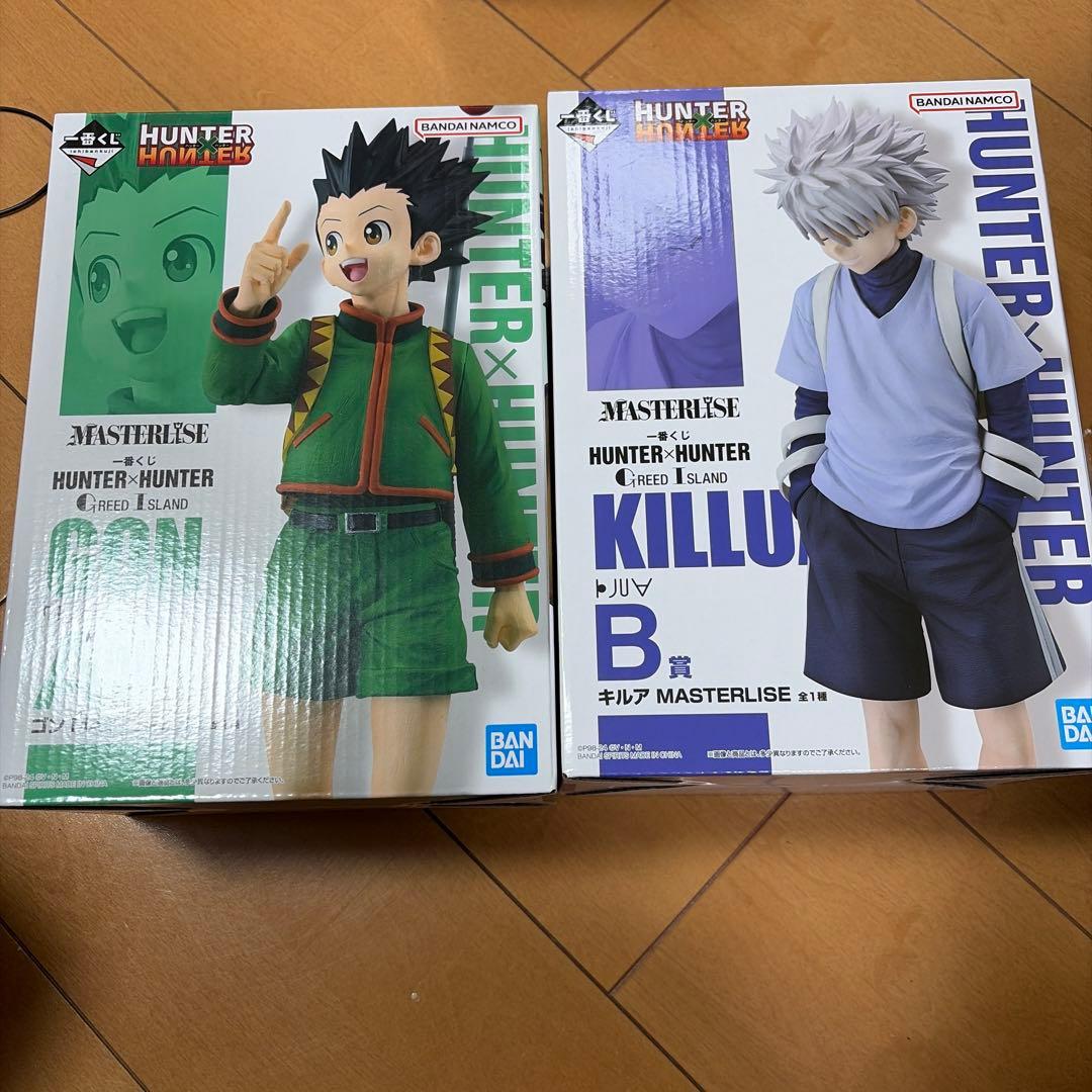 ハンターハンター 一番くじ グリードアイランド ゴン キルア フィギュア