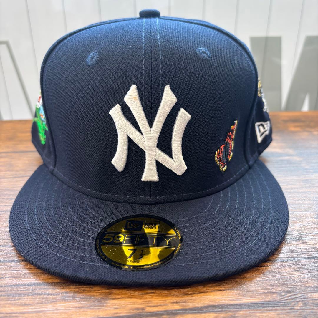 【SALE】MLB ヤンキース豪華刺繍キャップ　ジャッジ