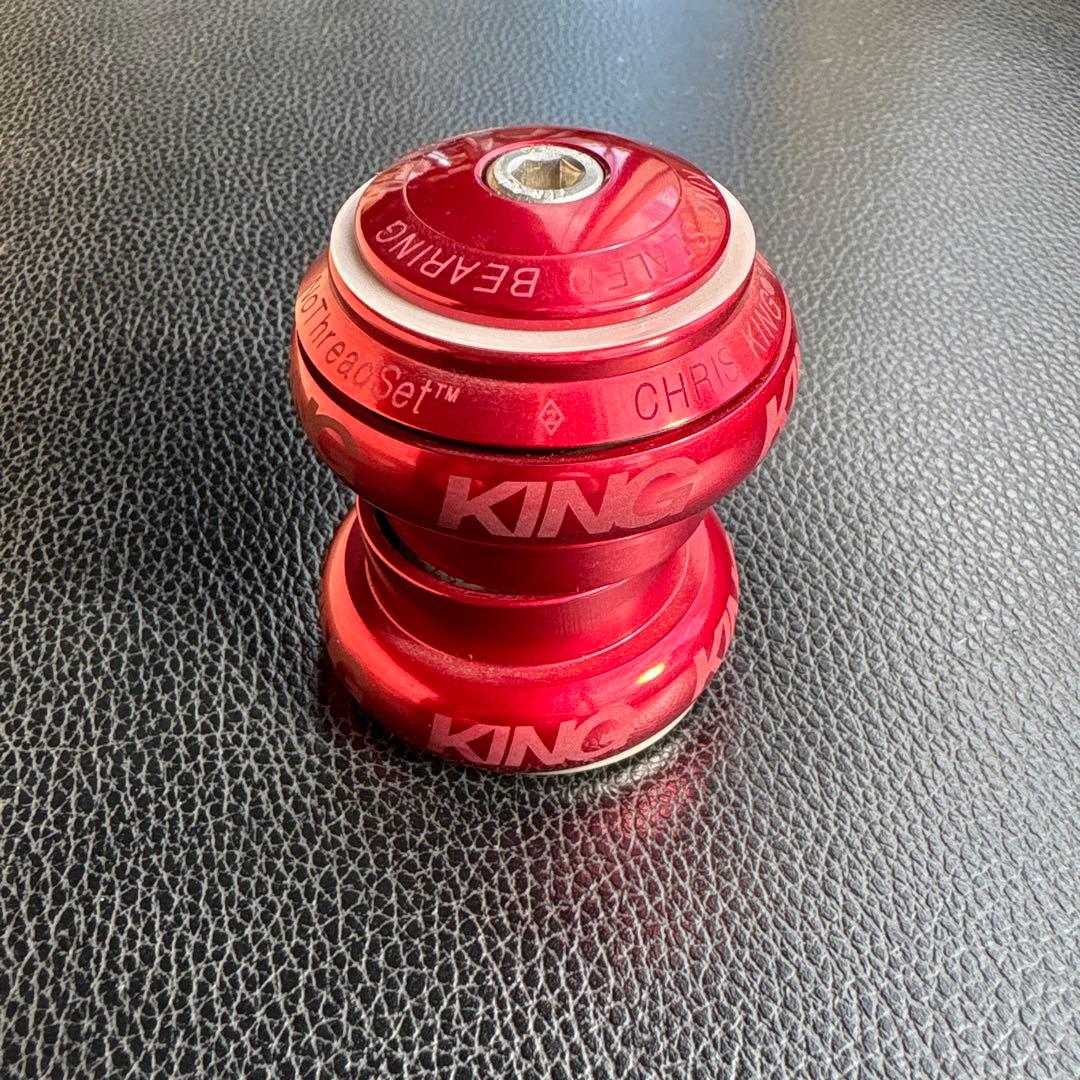 Chris King ヘッドセット レッド