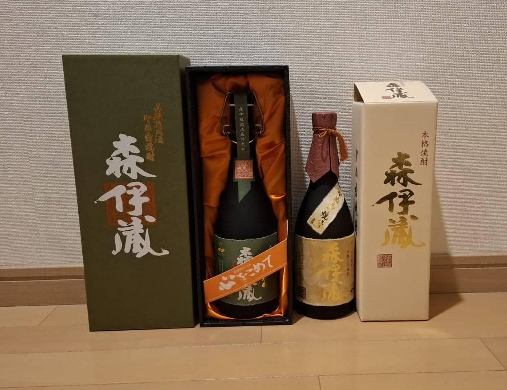 森伊蔵 極上の一滴 720ml・森伊蔵 金ラベル 720ml　セット