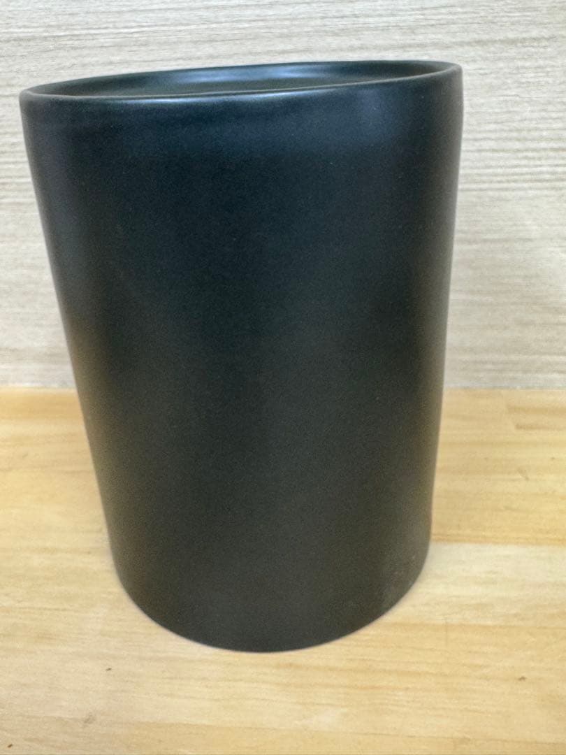 【未使用】遠赤外線 2L 焼酎サーバー　陶器製 木製台座・真鍮コック付き