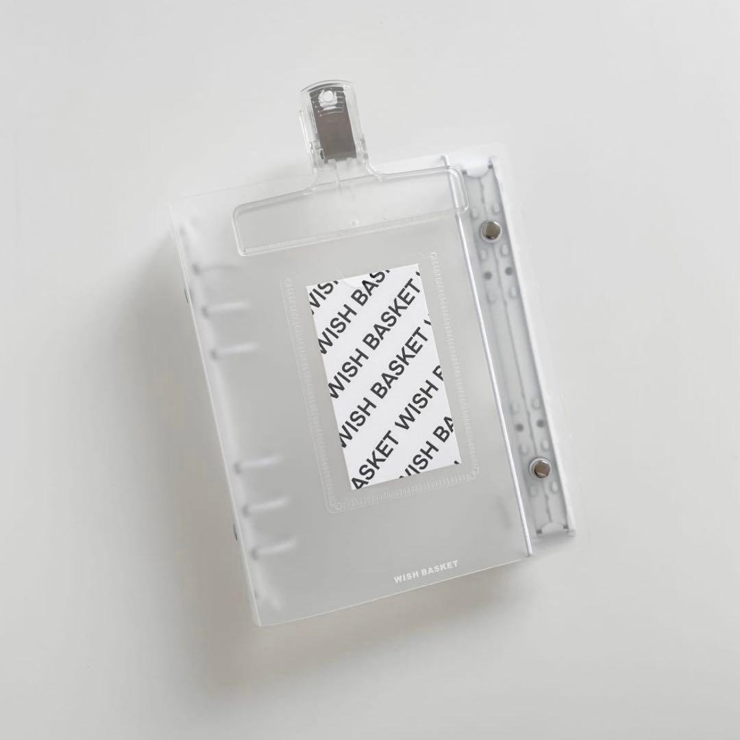 早い者勝ち　韓国　貯金　バインダー　ダブルリングバインダー　リフィル　白　17