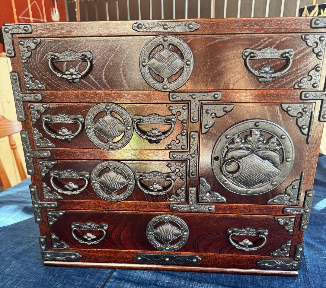 岩谷堂箪笥　小箪笥 皇室御用達工房 和家具 欅