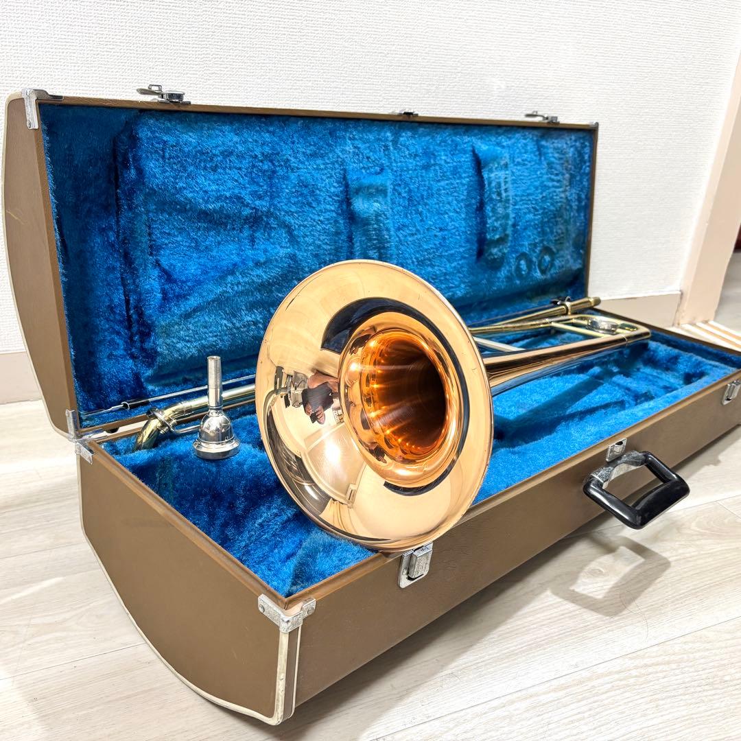 音出し確認済　YAMAHA ヤマハ テナートロンボーン YSL 353 赤ベル