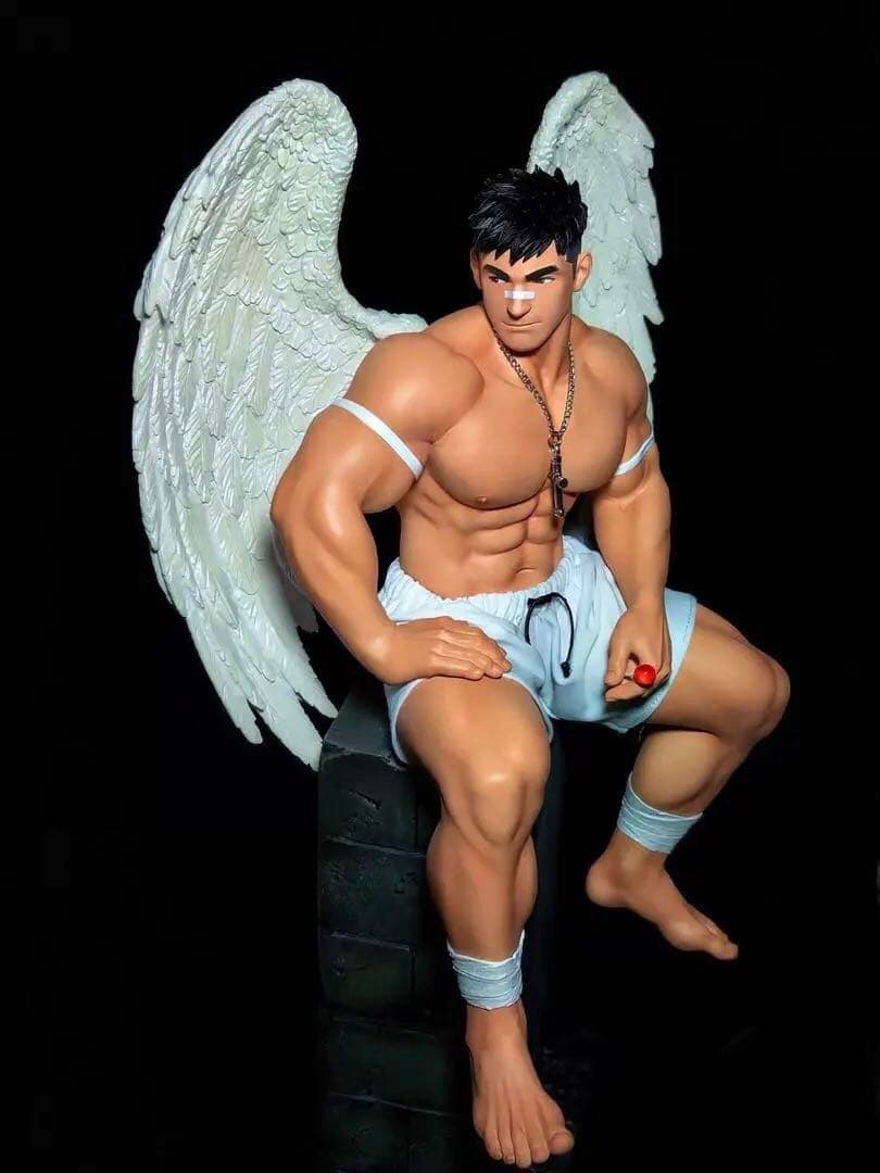 天使-野二塗装済みフィギュア