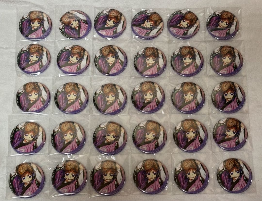 鬼滅の刃 胡蝶しのぶ 阿波踊り 缶バッジ 30点