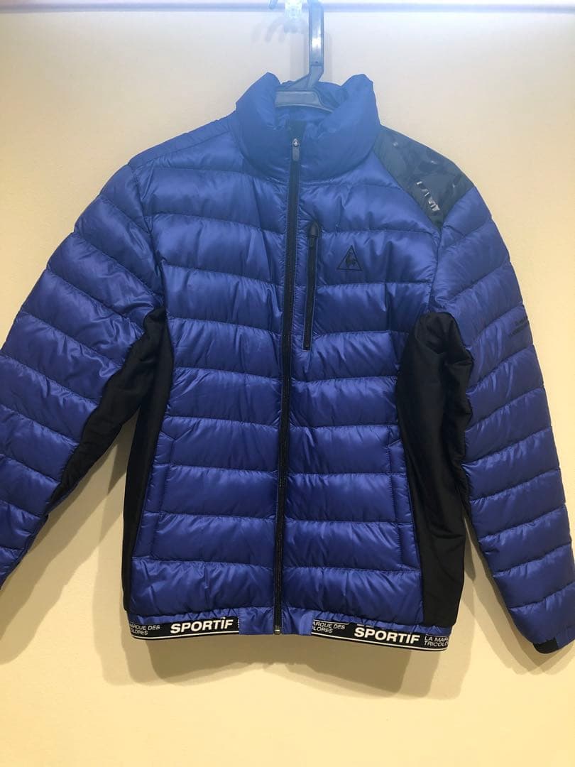 【新品】ルコックゴルフ 中綿ジャケット ブルゾン コート WB メンズ ブルー