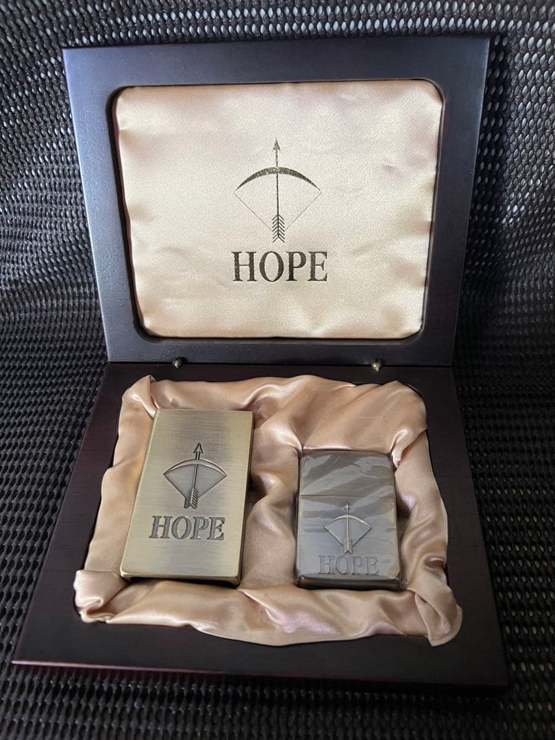 【未使用】ZIPPO JT当選品　HOPE ライター　シガレットケース