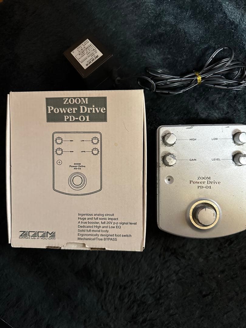 ZOOM PD-01 POWER DRIVE 箱 AC説明書付　エフェクター