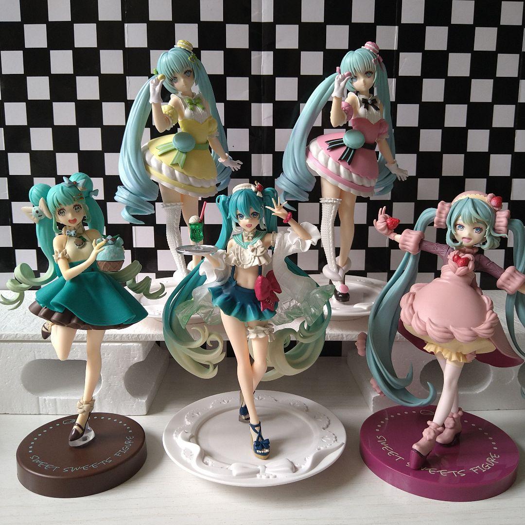 初音ミク　フィギュア　スイーツシリーズ　全５体　④　セット