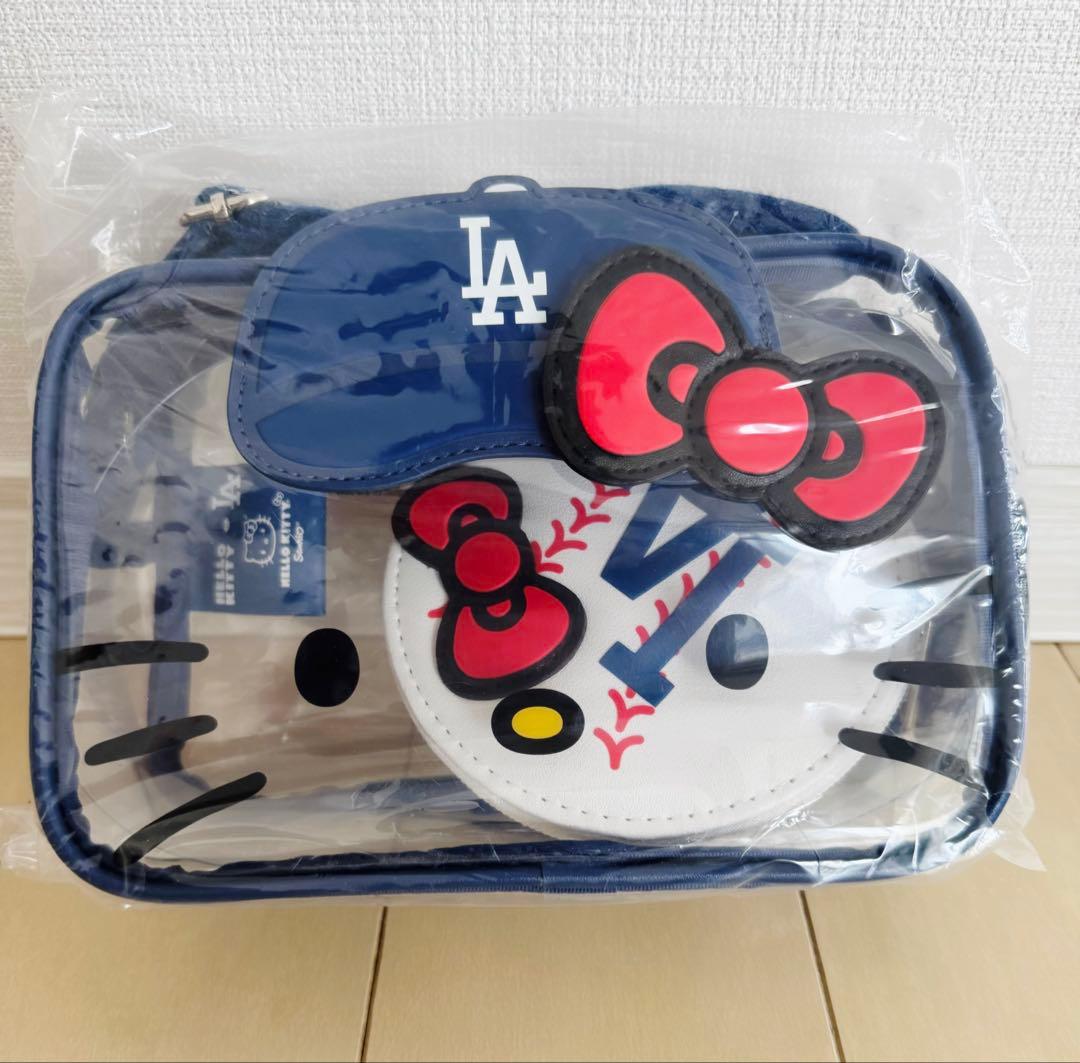値下げ中【未開封新品】ドジャース×Hello Kitty クロスボディバッグ
