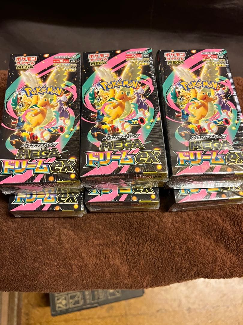 シュリンク付き　新弾　MEGAドリームex ６BOX ポケカ