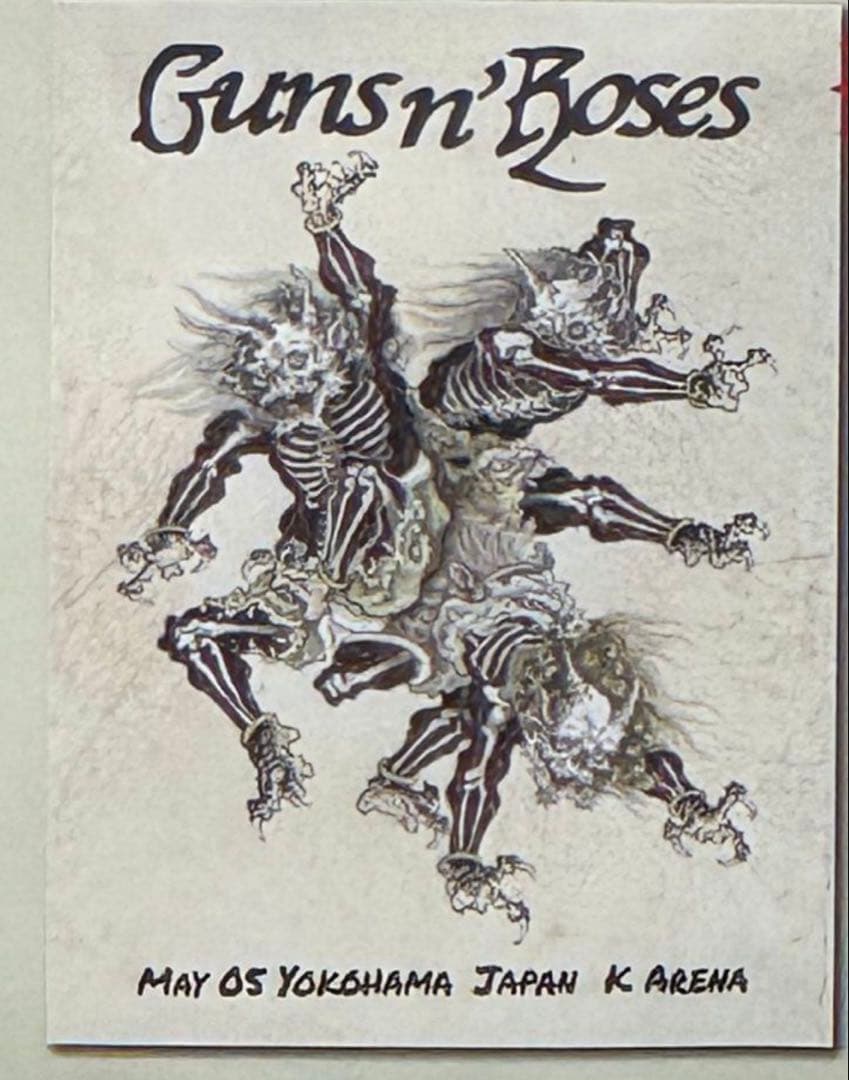 guns n roses ポスター　リトグラフ