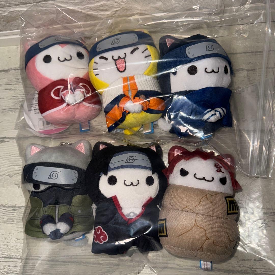 NARUTO ナルト ニャルト！Chibiぬいマスコット ６種