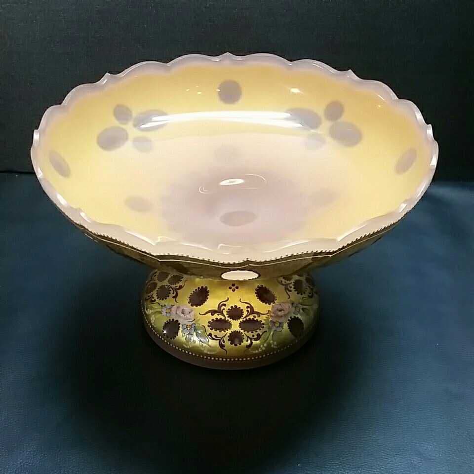 MURANO Decorato a Mano ムラノ ハイエナメル コンポート