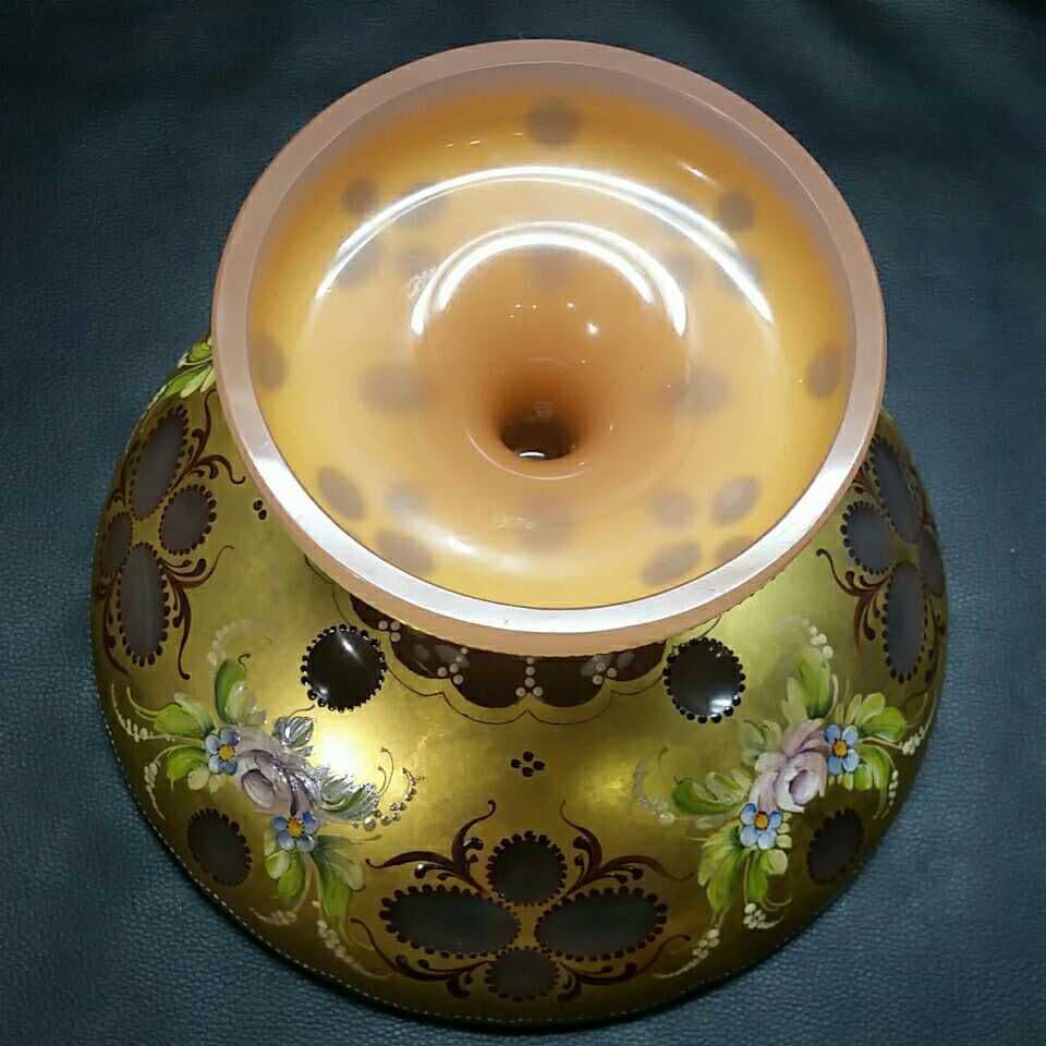 MURANO Decorato a Mano ムラノ ハイエナメル コンポート