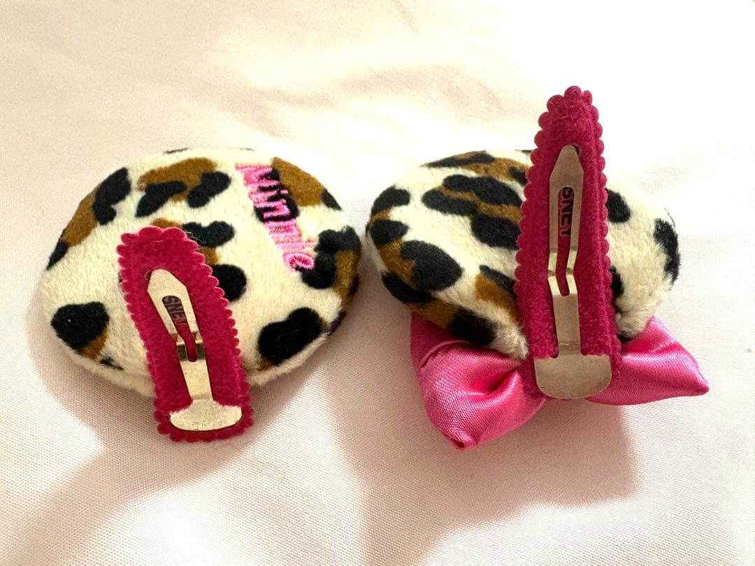 ミニー パッチン ヒョウ柄 ディズニー