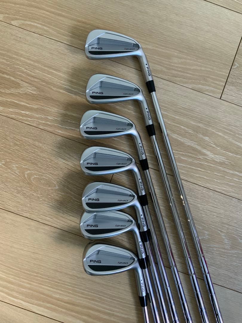 ピンi240（7本：5I-U)／モーダス115X番手ずらし（柔らかい方）