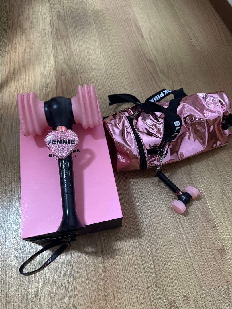 BLACKPINKペンライト ジェニ ブラックピンク ペンライトケース ヘアゴム