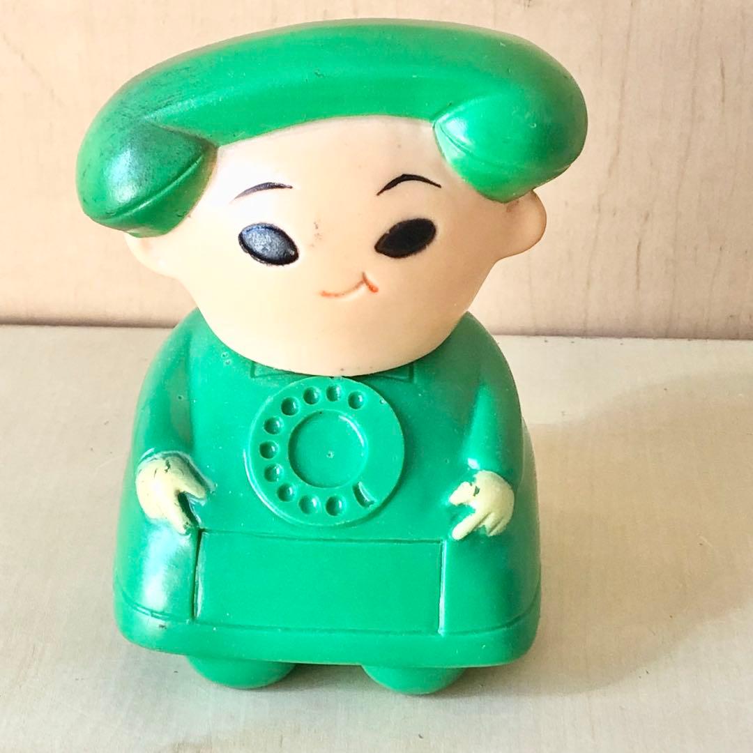 レトロ 日本電信電話公社 ベルコちゃん ソフビ貯金箱