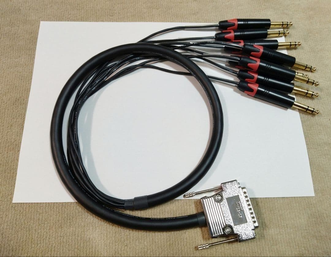 MOGAMI 2932 モガミ D-Sub25→TRSコネクター オス 1m