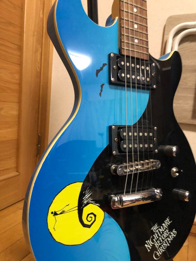 Disney エレキギター 青/黒