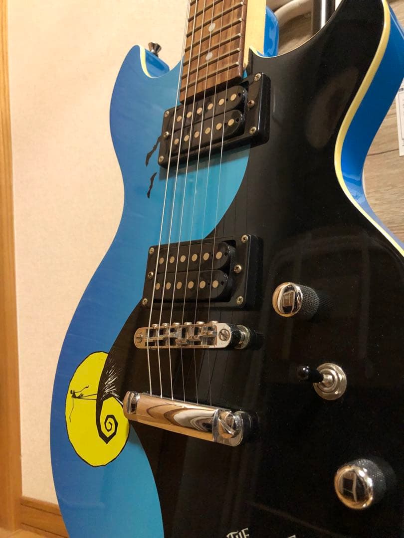 Disney エレキギター 青/黒
