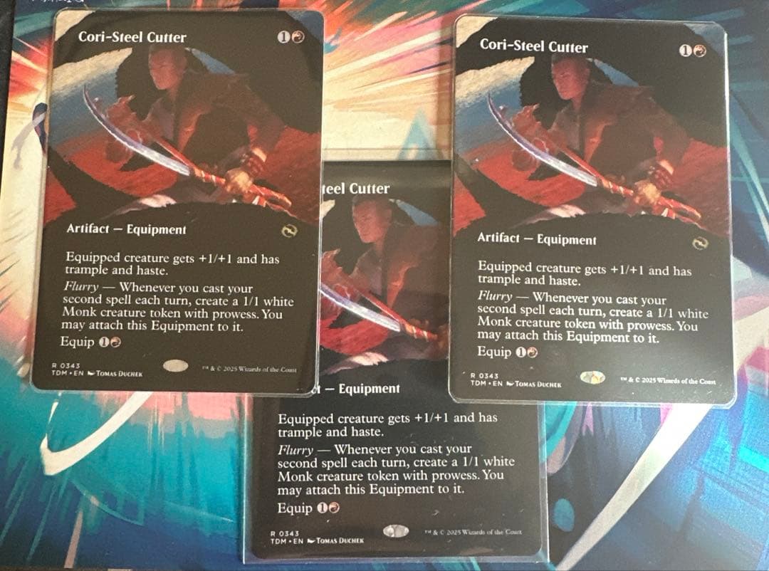 コーリ鋼の短刀/Cori-Steel Cutter 3枚セット