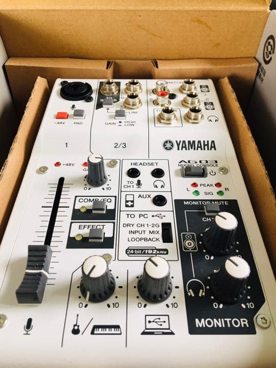ヤマハ　Yamaha ウェブキャスティング ミキサー 高音質配信 録音