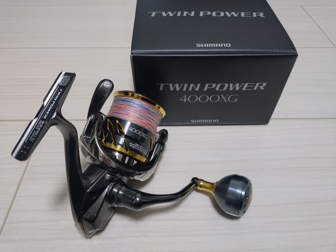 【美品】20ツインパワー4000XG 夢屋ハンドルノブカスタム 【オタケ】