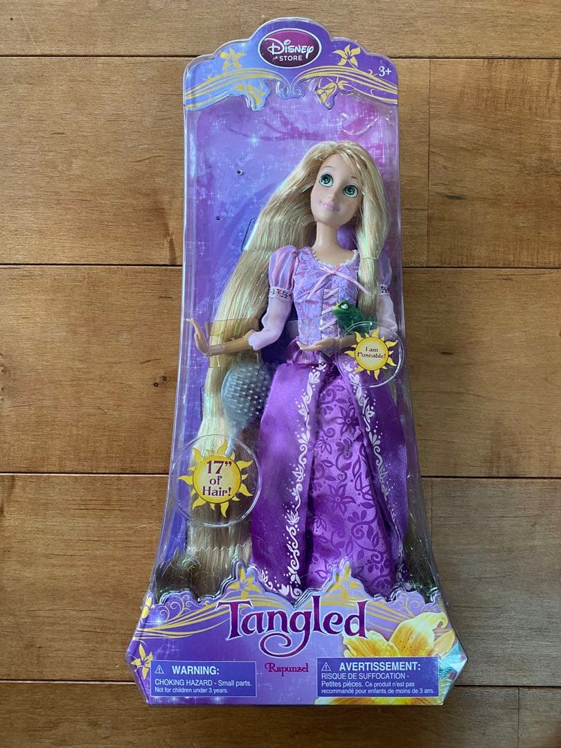新品未開封　超希少　ラプンツェル　ドール　ディズニーストア