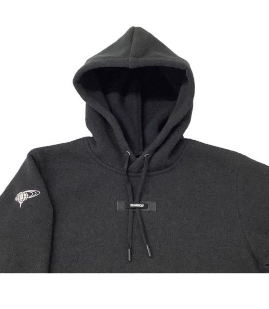 未使用✨裏起毛パーカーBEAMS GOLF ブラック