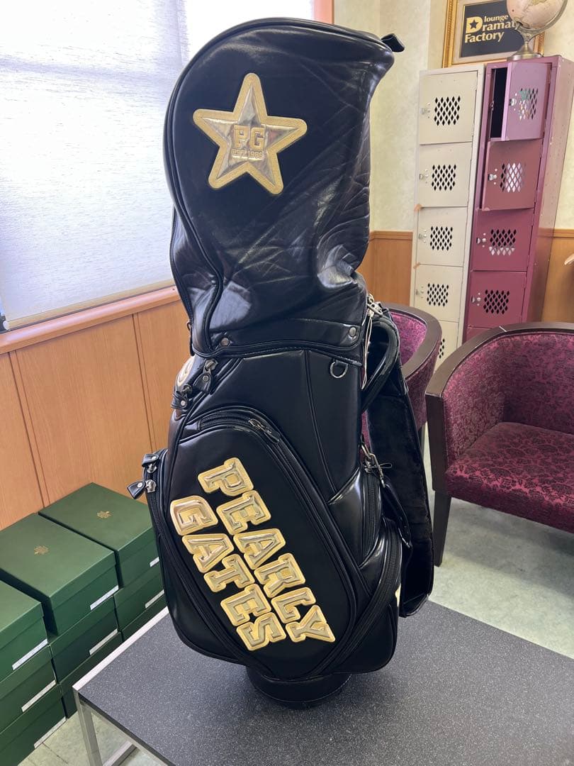 パーリーゲイツ キャディバック ブラック 値段交渉ok