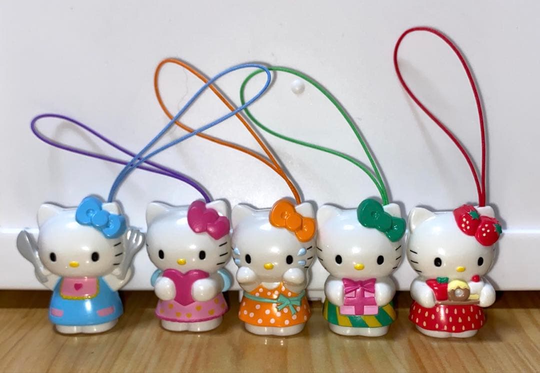 ハローキティ おみくじストラップ 5個セット 平成 レトロ