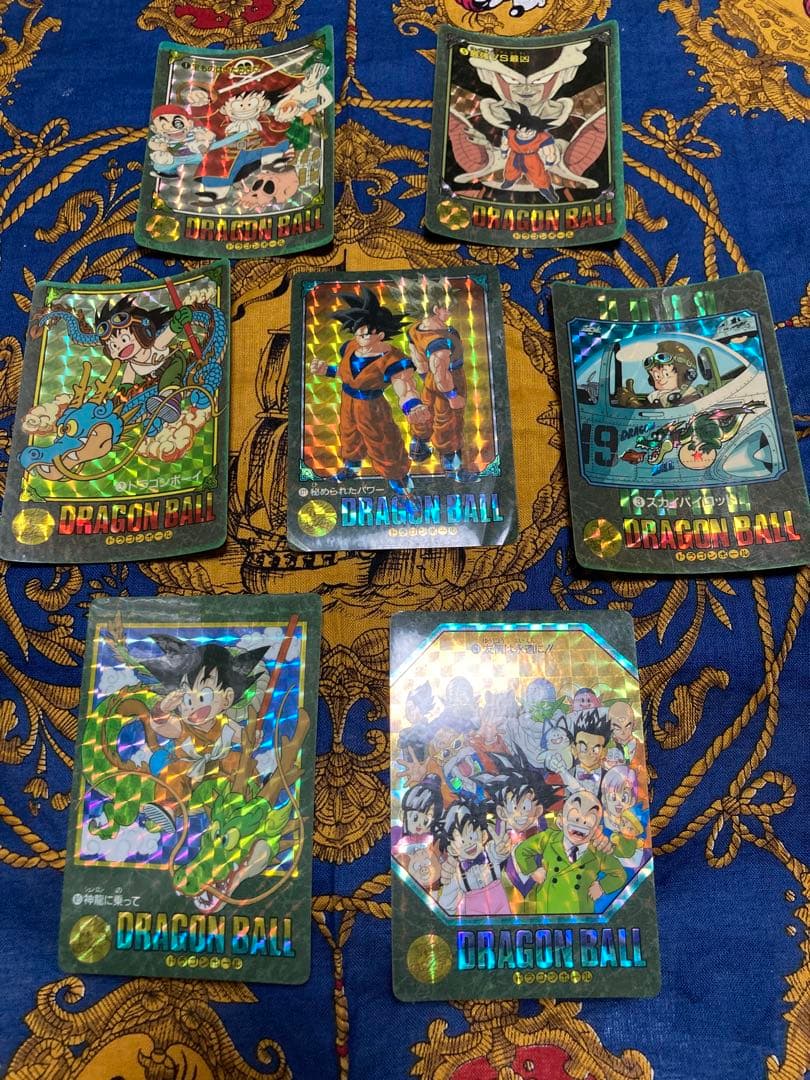 ドラゴンボール　カードダス　ビジュアルアドベンチャー　キラ７枚セット