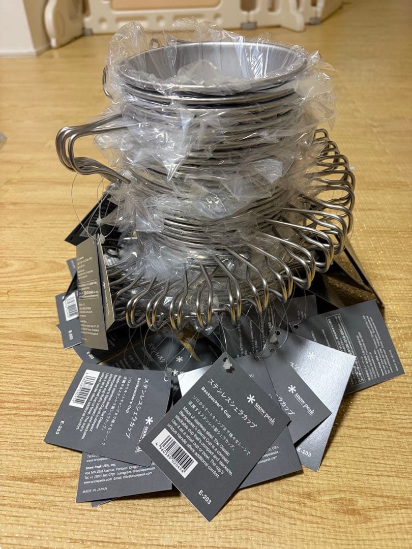 大特価　 peak ステンレスシェラカップ　３０個セット