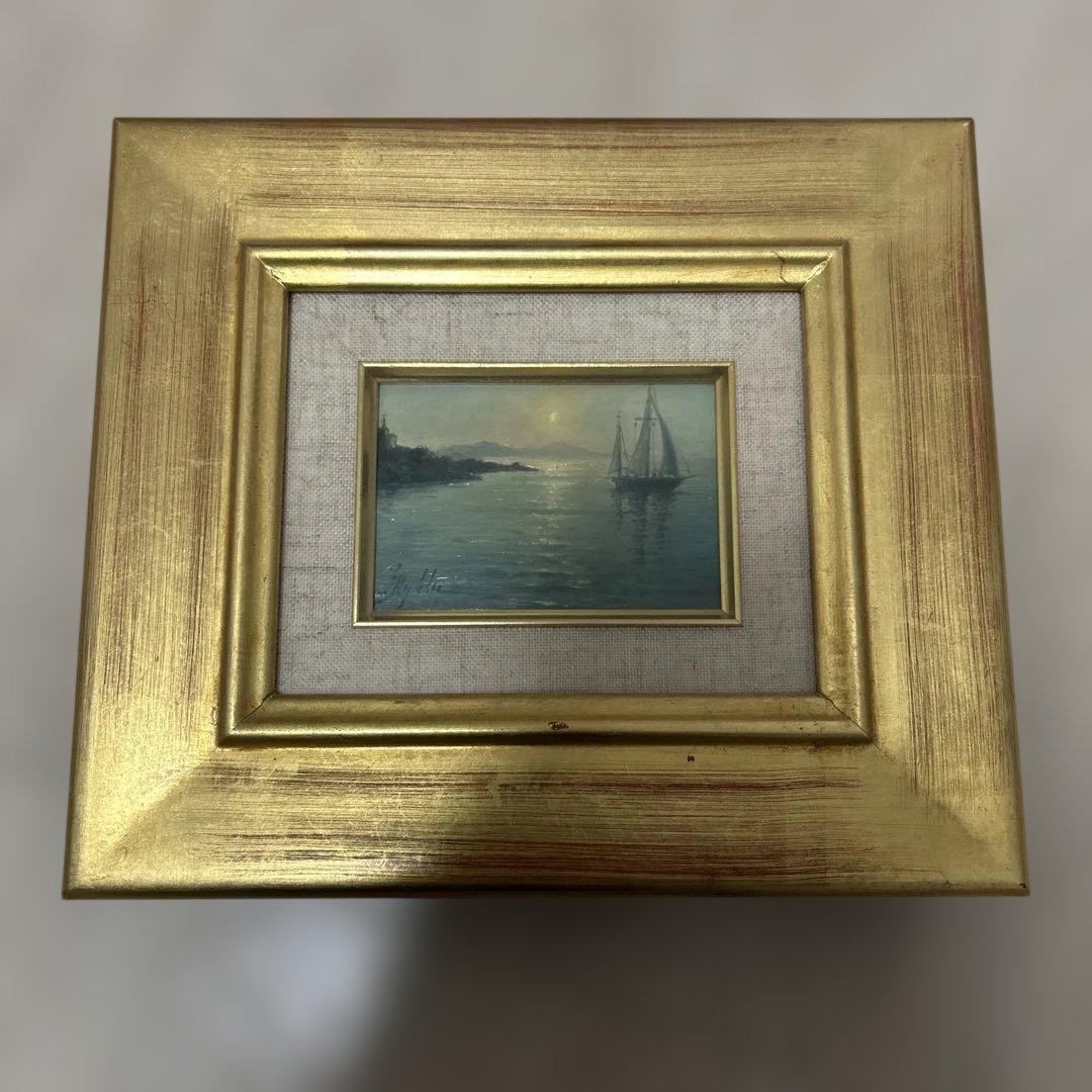 現代東ヨーロッパ絵画　アドリア海のタベ