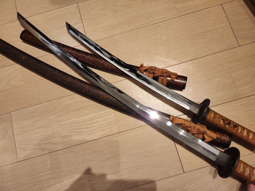 模造刀　 大小2本セット　茶拵え　脇差