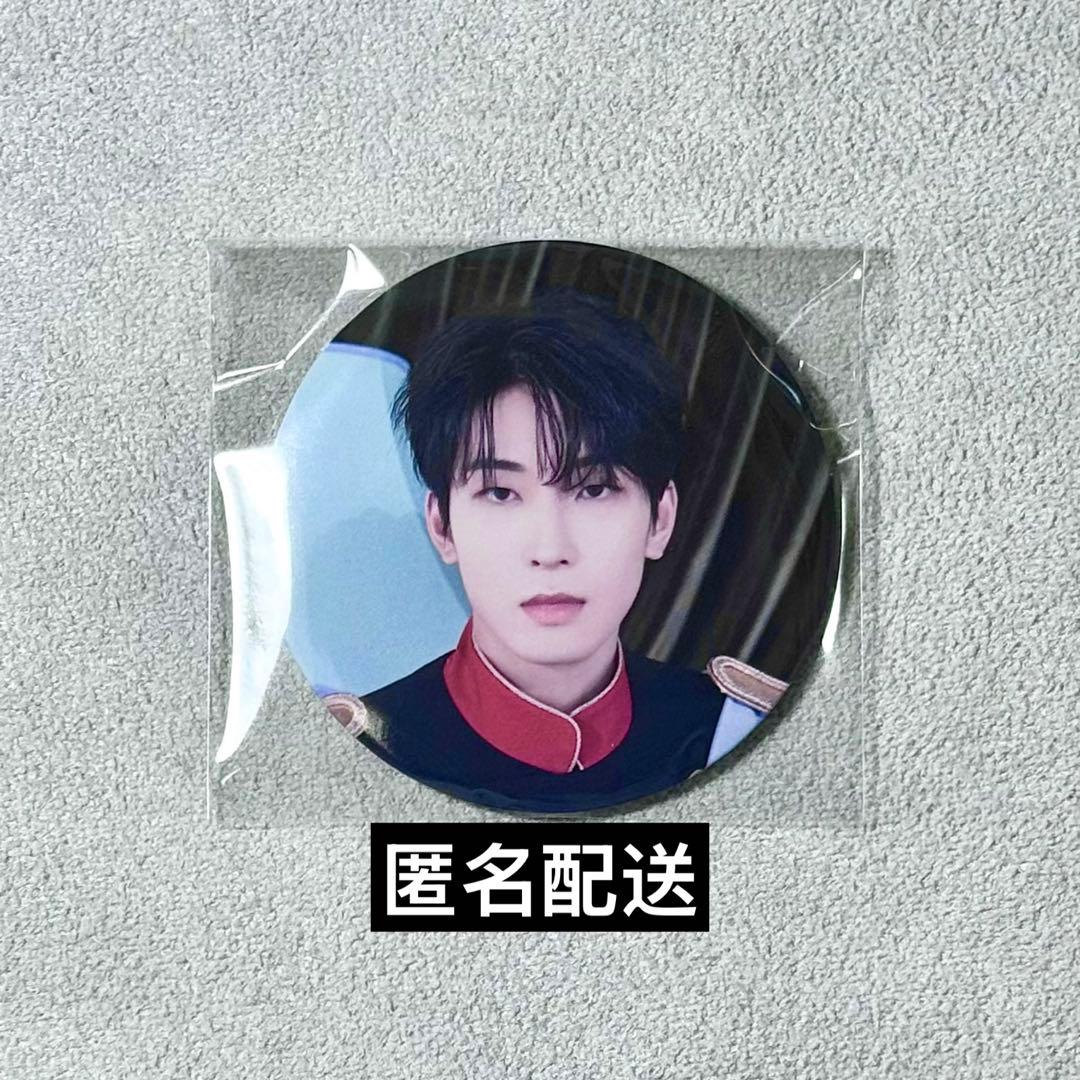 セブチ seventeen ウォヌ 缶バッジ 缶バッチ ソウル カフェ 軍服