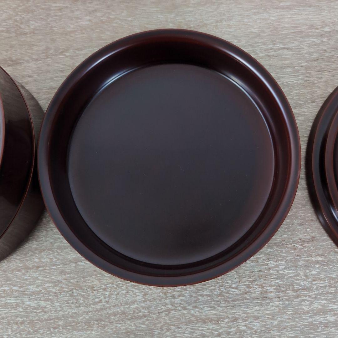 浄法寺塗 三段丸重 溜 岩館隆・功