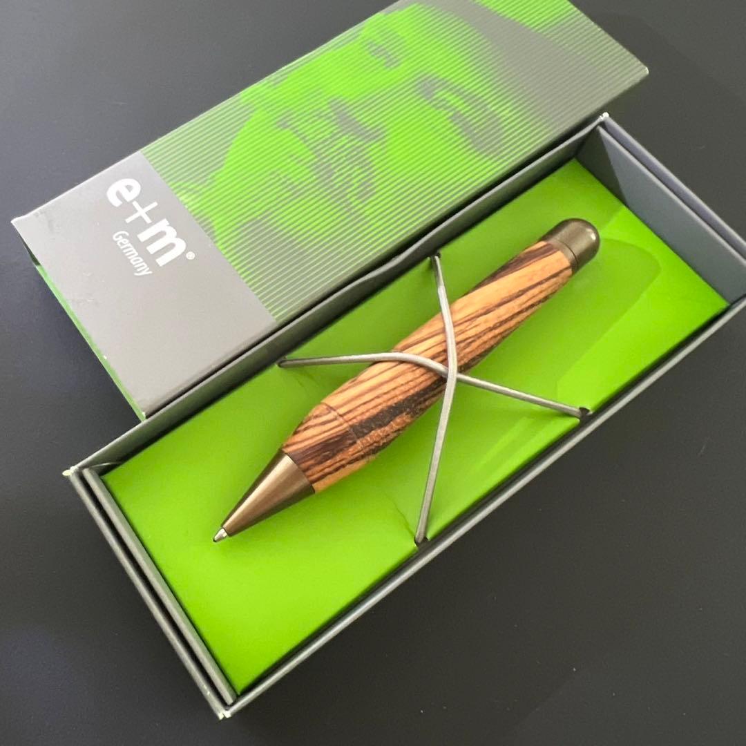 e+m イープラスエム ポールペン Drake ドレイク ゼブラナチュラル G