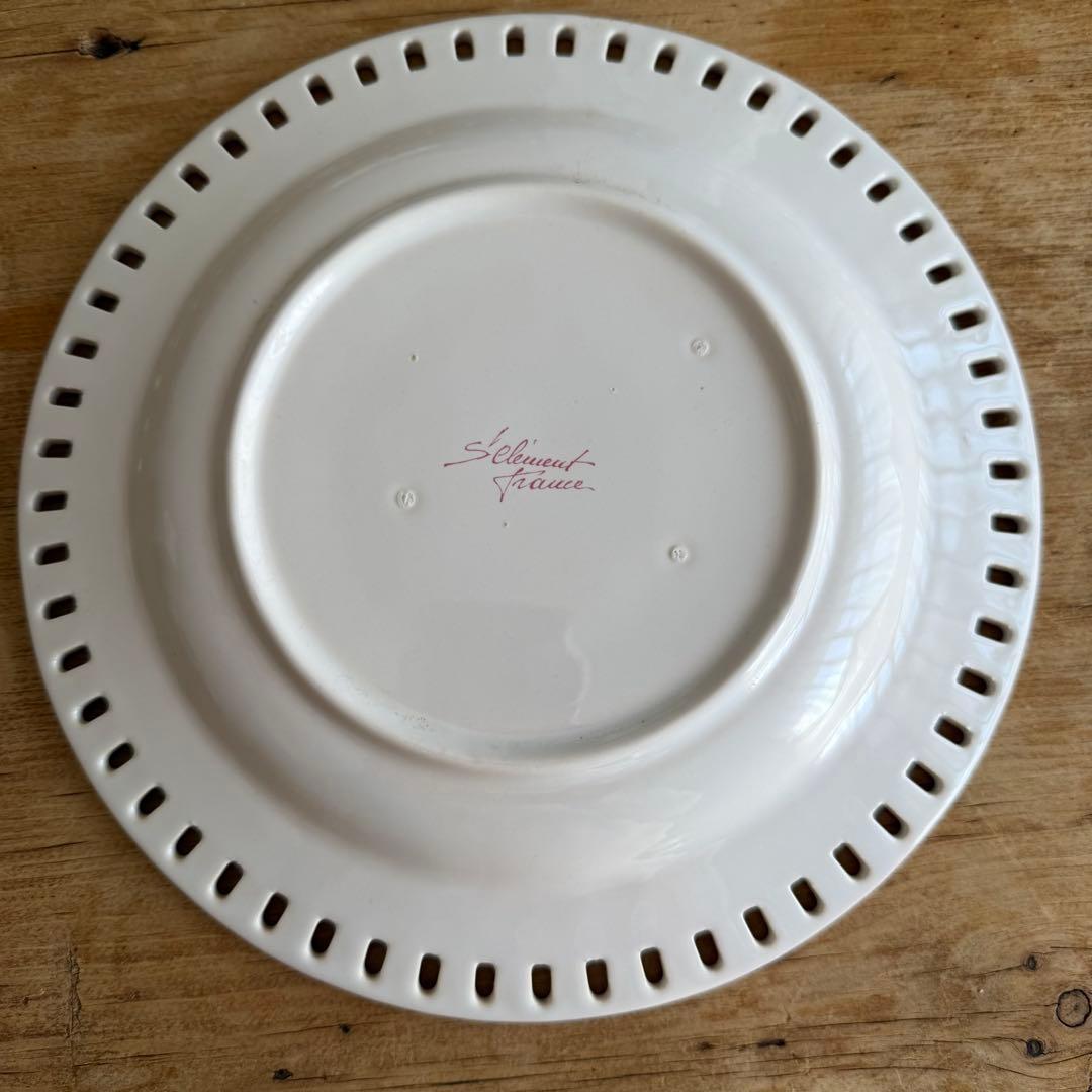 Luneville リュネビル サンクレマン パニエ ディナープレート