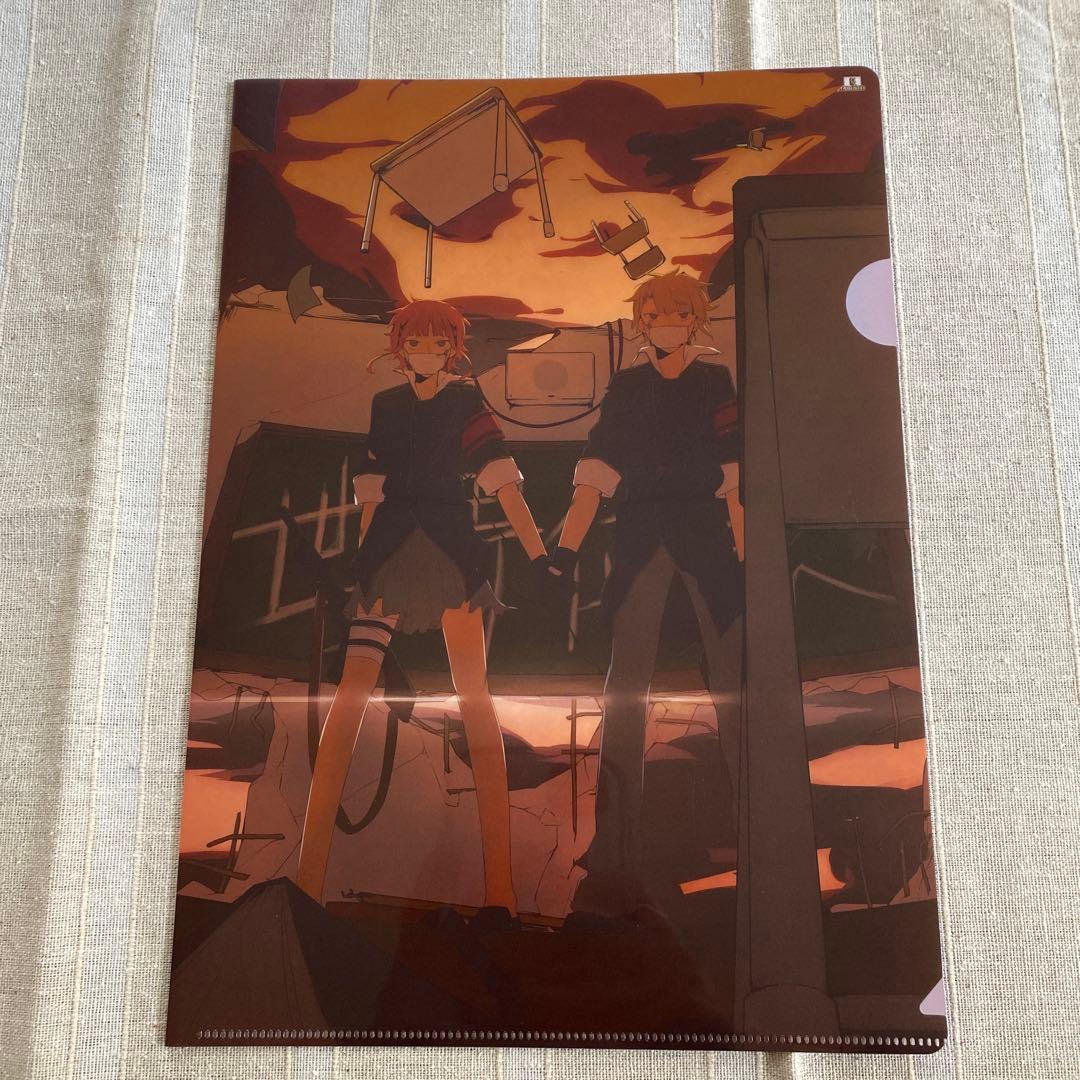 匿名配送 Neru 世界征服 特典 クリアファイル マウスパッド 3点セット