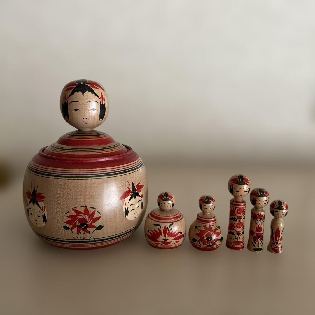 大沼秀顕工人 こけし【蓋付きえじこ】