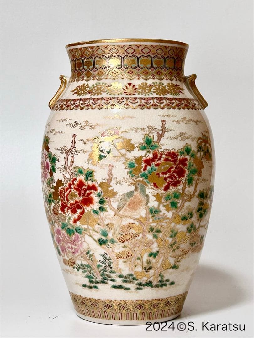 明治 薩摩焼 柿本尚五郎 朴利行 堅野系 錦手薩摩 本薩摩 白薩摩