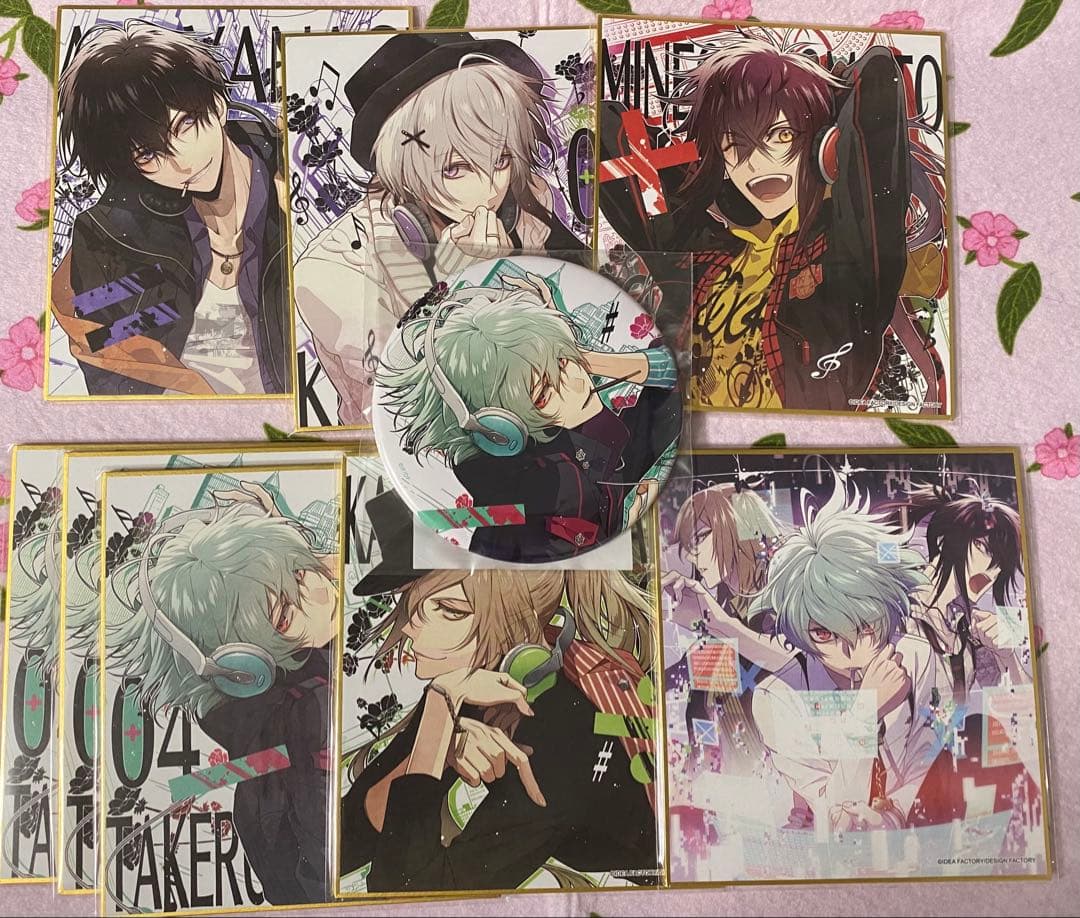 まるくじ　カラー×マリス　カラマリ　色紙