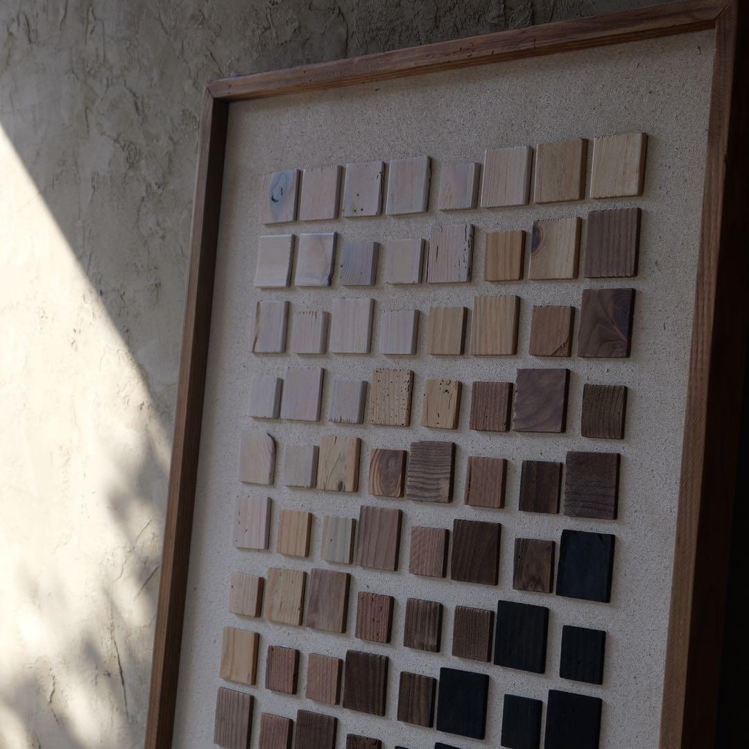 古材×帆布　アート