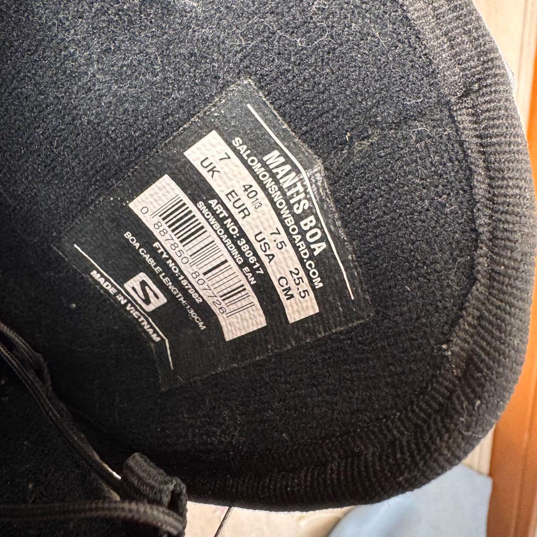 サロモン MANTIS スノーボードブーツ 25.5cm